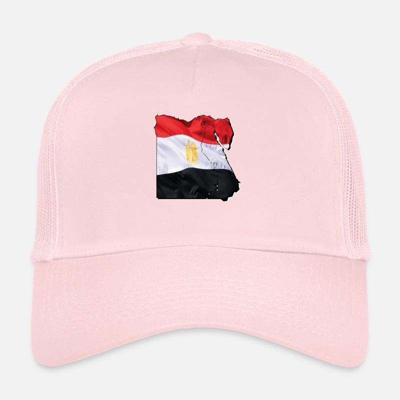 Drapeau de l’Égypte en Égypte carte Casquette trucker 