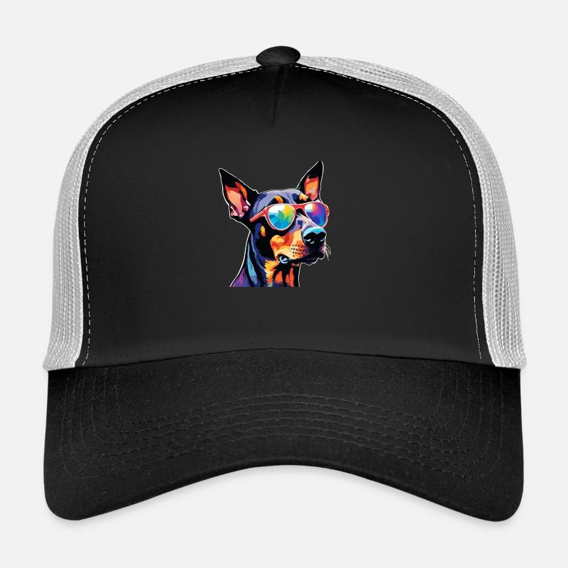 Dobermann bunt 1 Trucker Cap