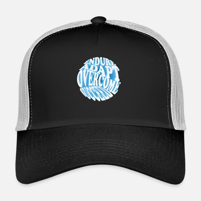 Préparez-vous pour le succès : vous donner les moyens de surmonter - Casquette trucker - noir/gris pierre