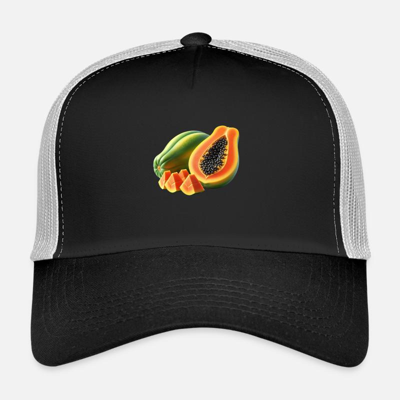 Papaye - Casquette trucker  - noir/gris pierre