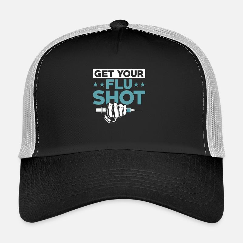 Faites-vous vacciner contre la grippe Aidant aidant Casquette trucker 