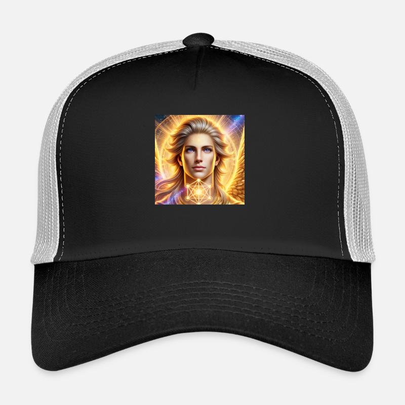 Engel Metatron - Trucker Cap - Schwarz/Steingrau
