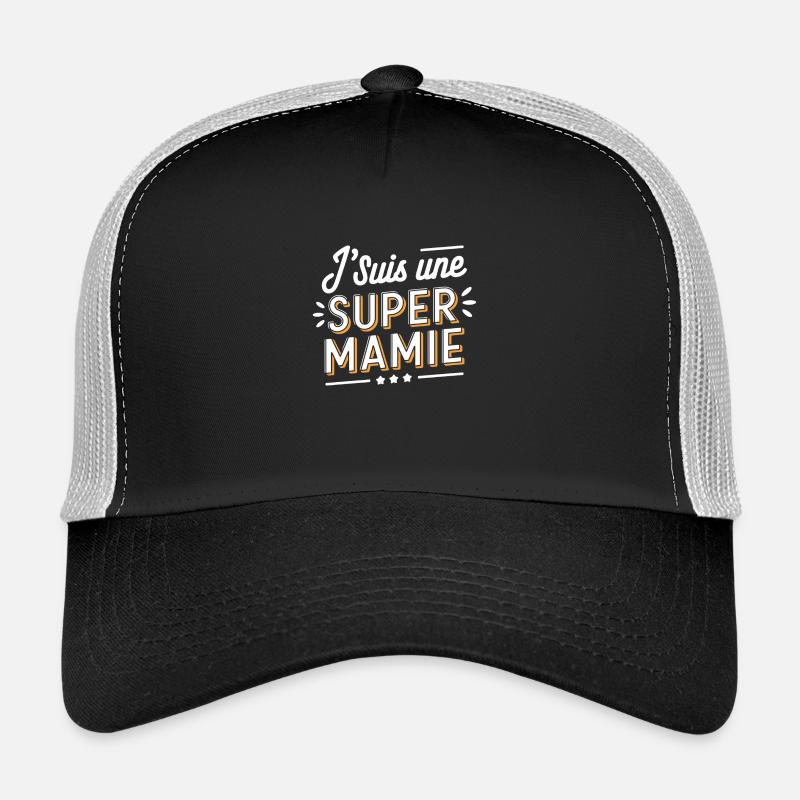 Ich bin eine verdammt gute Oma der Zukunft! - Trucker Cap - Schwarz/Steingrau