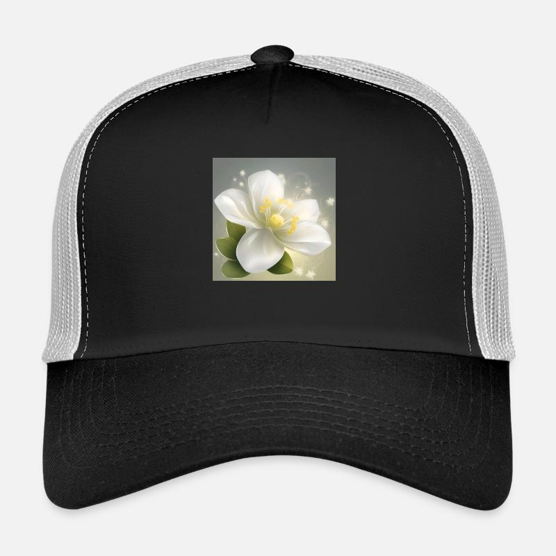 Delicate Flower - Trucker Cap - black/stone grey
