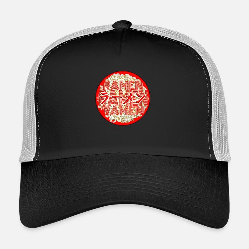 RamenInside - Trucker Cap - Schwarz/Steingrau