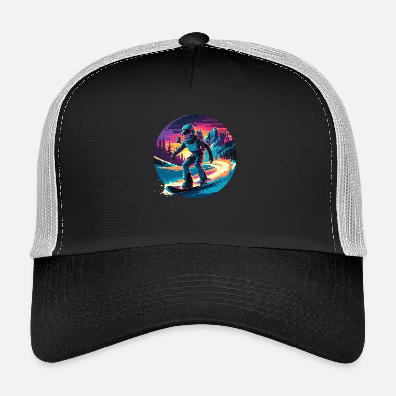 5Snowboard des années 80 Casquette trucker 