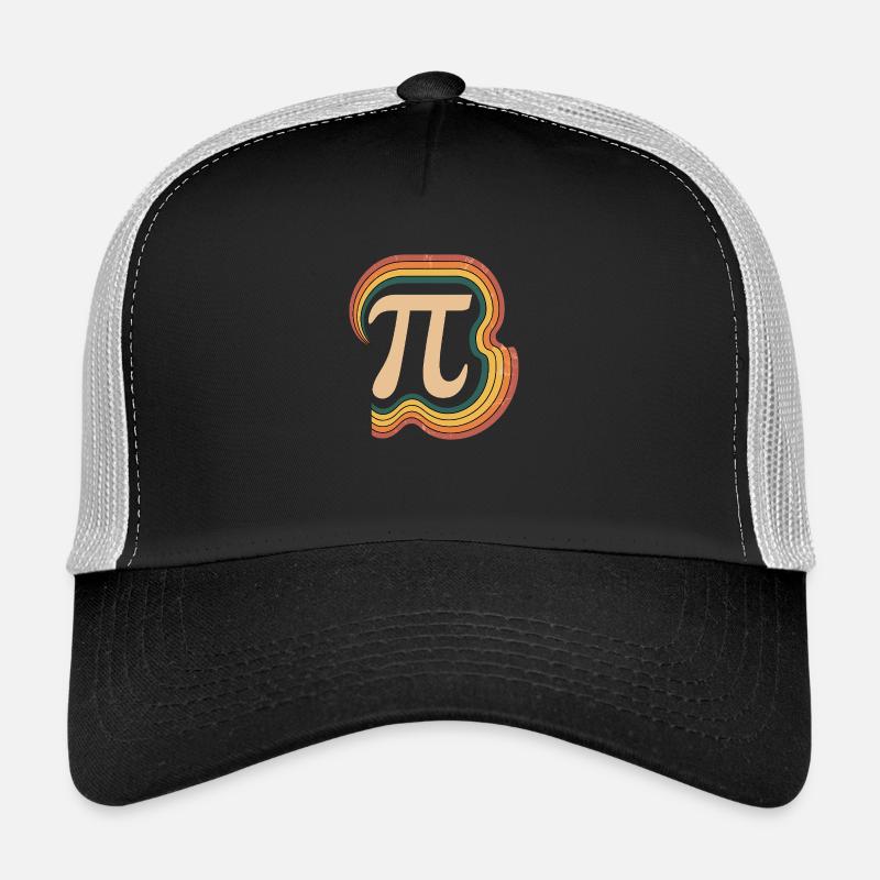 Conception rétro de symbole Pi pour Pi Tag Casquette trucker 