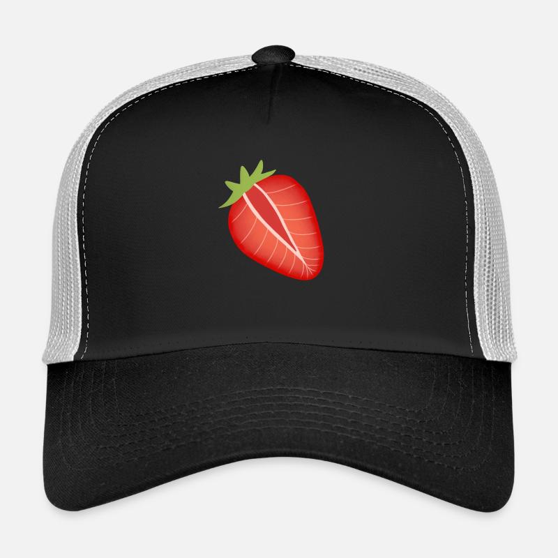 strawberry half Trucker Cap