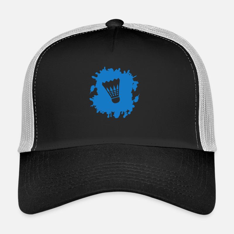 federball klecks - Trucker Cap - Schwarz/Steingrau