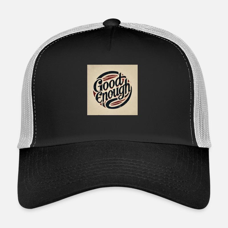 gut genug - Trucker Cap - Schwarz/Steingrau