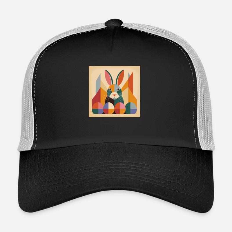Easter Bunny No.09 - Trucker Cap - black/stone grey