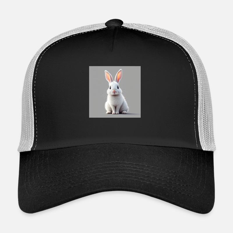 Easter rabbit white Trucker Cap