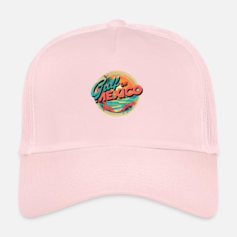 Golfe du Mexique Coucher de soleil Casquette trucker 