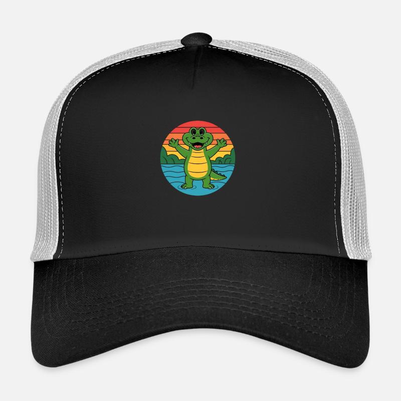 Alligators Rétro Alligator Casquette trucker 