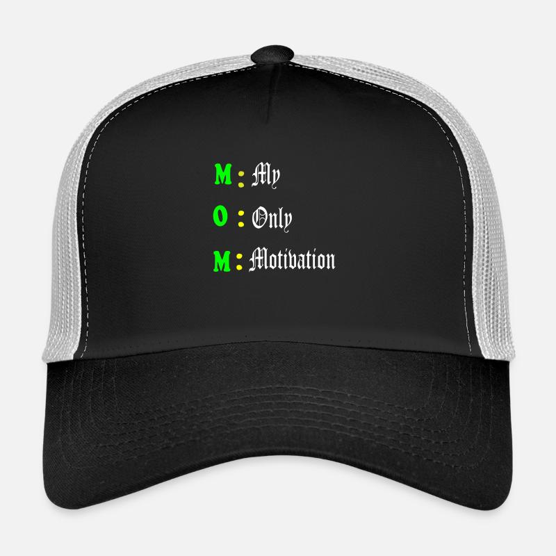 Mother's Motivation Design - Trucker Cap - black/stone grey