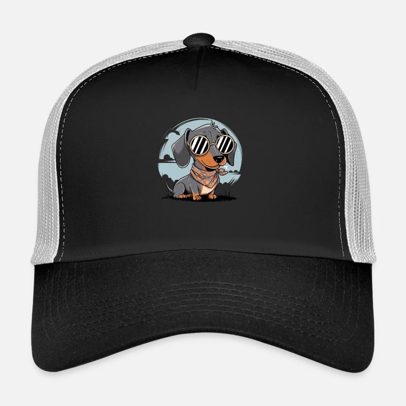 Cooler Dackel Hund Trucker Cap