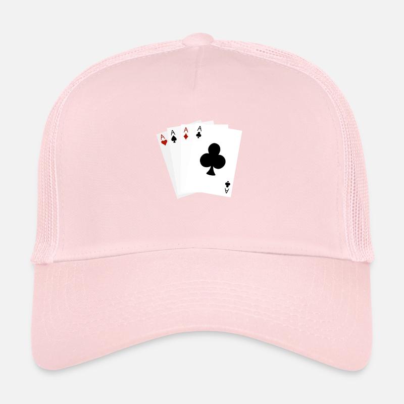 Ass-Spielkarten Trucker Cap