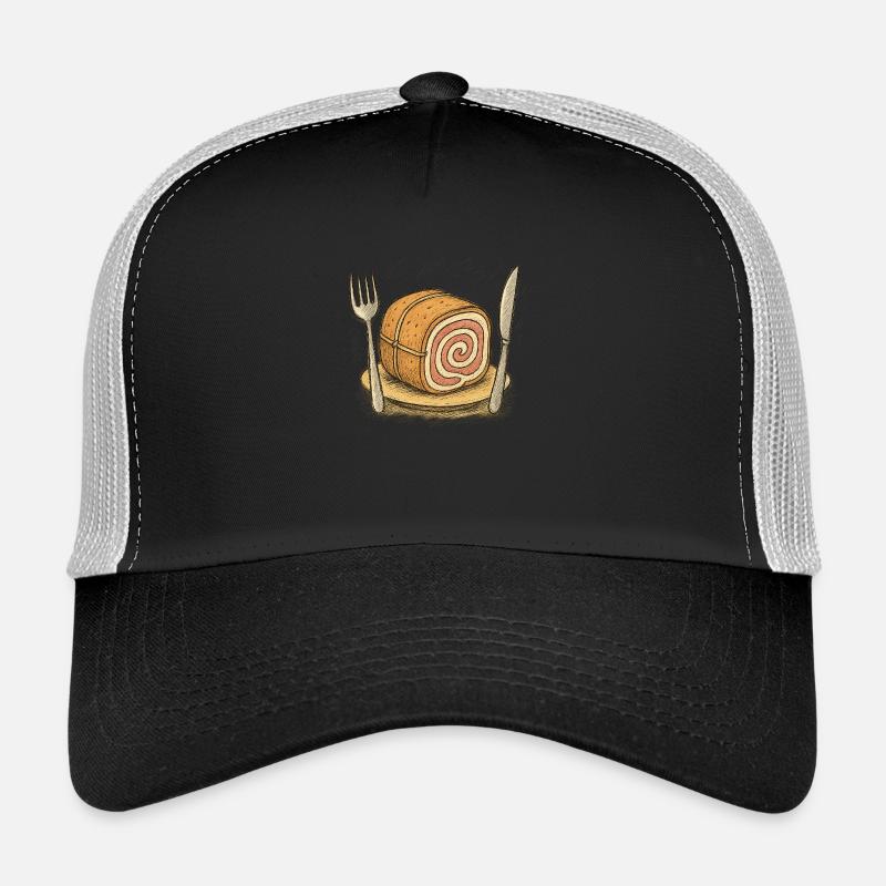 Wurstbrötchen - Trucker Cap - Schwarz/Steingrau