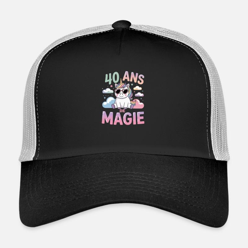 40 ans de magie Casquette trucker 