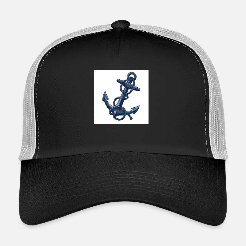 L’ancre du navire : symbole de sécurité et de liberté Casquette trucker 