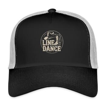 Formation de groupe de danse en ligne My Dance Sport - Casquette trucker  - noir/gris pierre - Devant