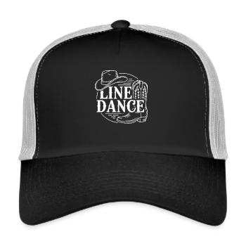 Formation de groupe de danse en ligne My Dance Sport - Casquette trucker  - noir/gris pierre - Devant