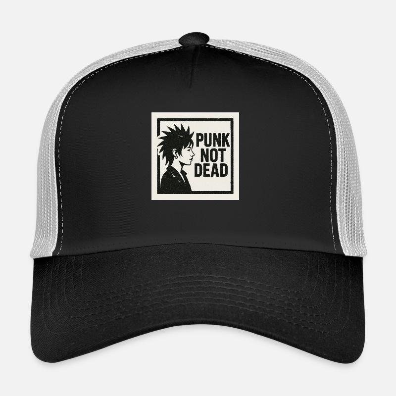 Punk 2 - Trucker Cap - Schwarz/Steingrau