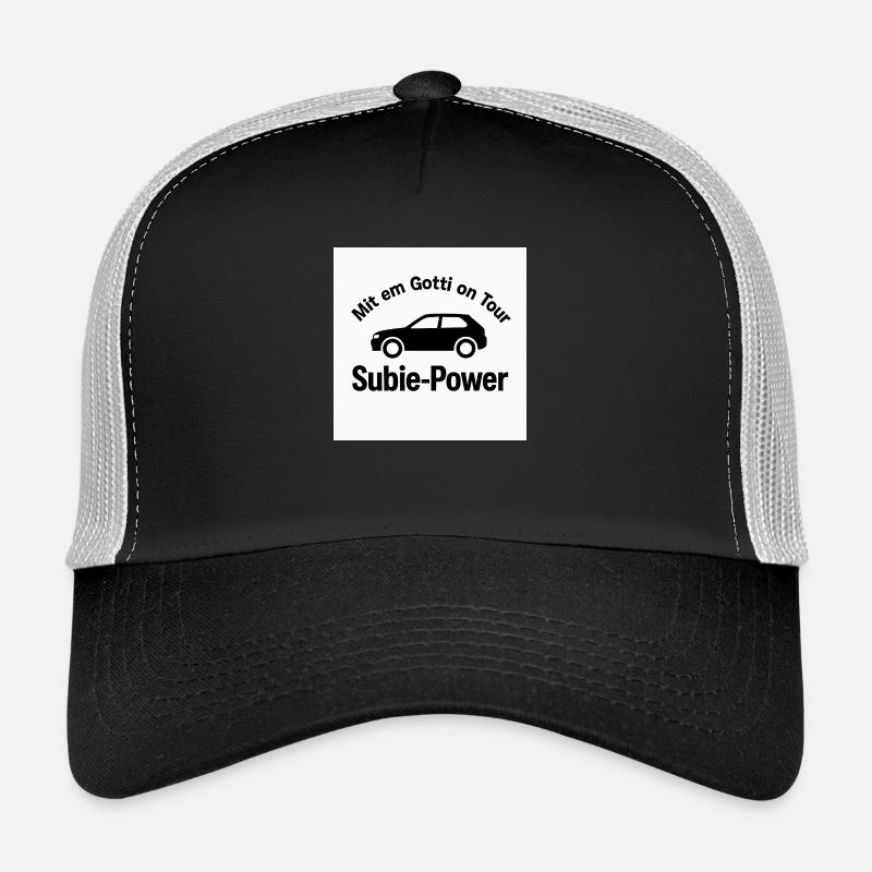 Mitem Gotti on Tour - Trucker Cap - Schwarz/Steingrau