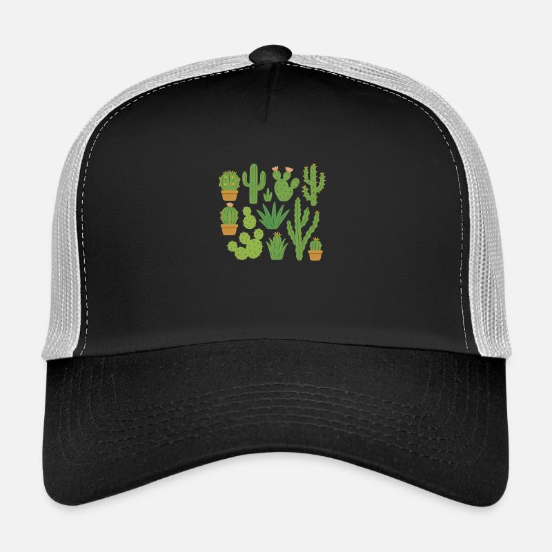 Différents types de cactus Casquette trucker 