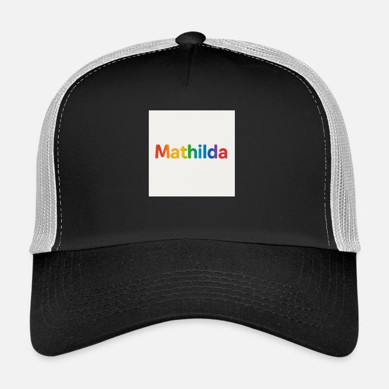 QEDSW MATHILDA - Trucker Cap - Schwarz/Steingrau