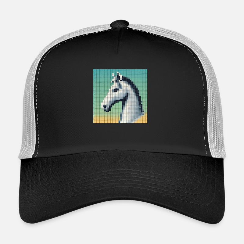 2024 Pferd NFT Kopf Comic Hochauflösung Trucker Cap