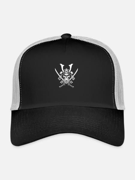 Japanese Samurai Warrior - Trucker Cap - black/stone grey - Front