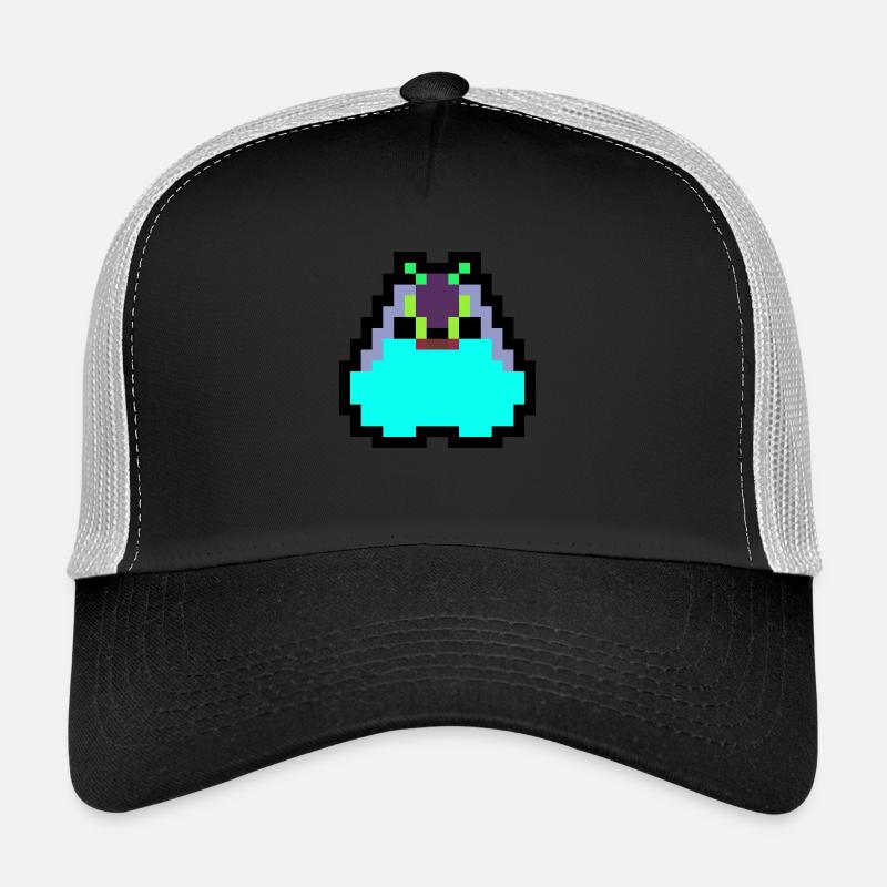 Pixel Küken - Trucker Cap - Schwarz/Steingrau