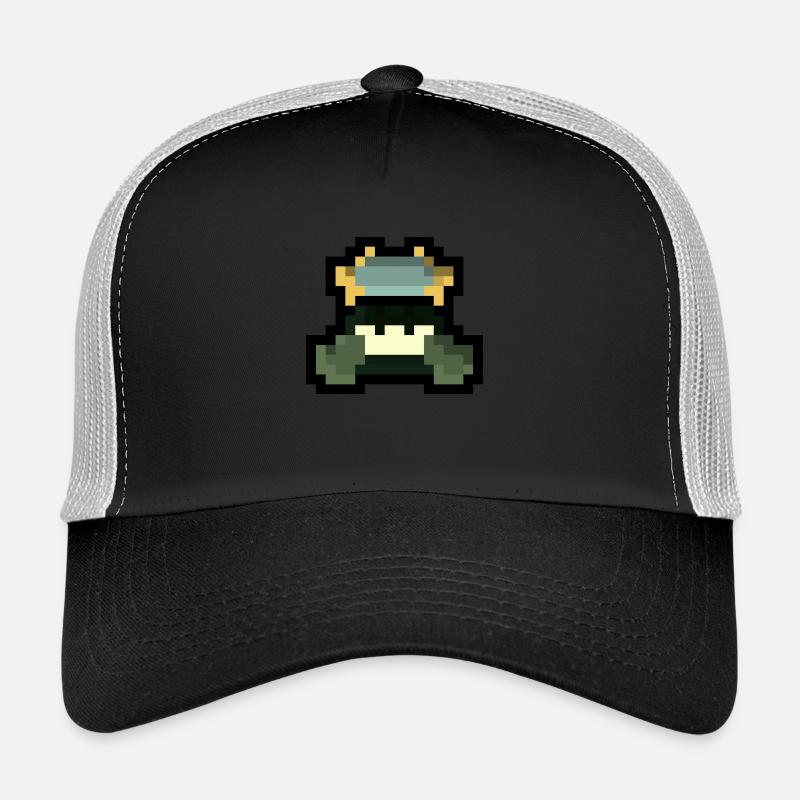 Pixel Boxer - Trucker Cap - Schwarz/Steingrau