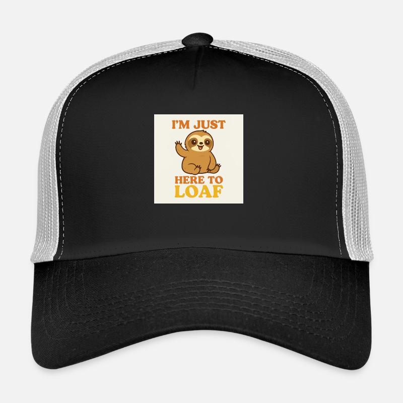 Süßes Faultier - Trucker Cap - Schwarz/Steingrau