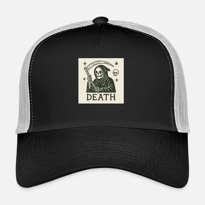 Faucheuse - Casquette trucker  - noir/gris pierre