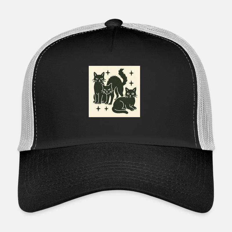 Black Cat Dreier Trucker Cap