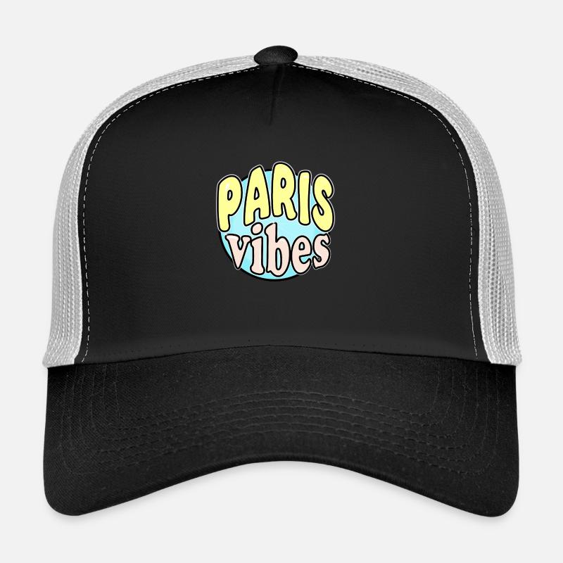 Paris Vibes - Trucker Cap - black/stone grey