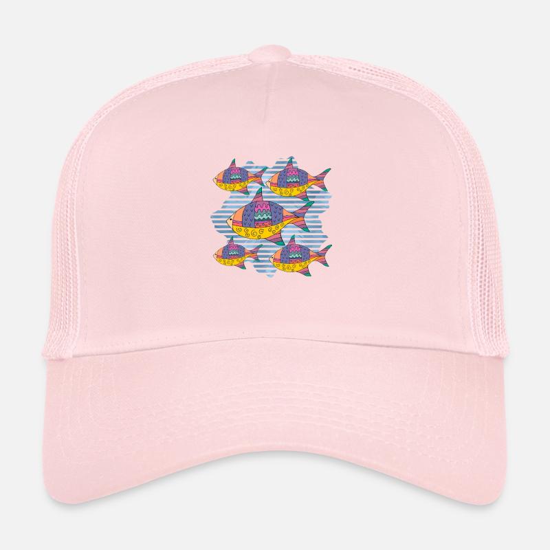 Poisson Casquette trucker 
