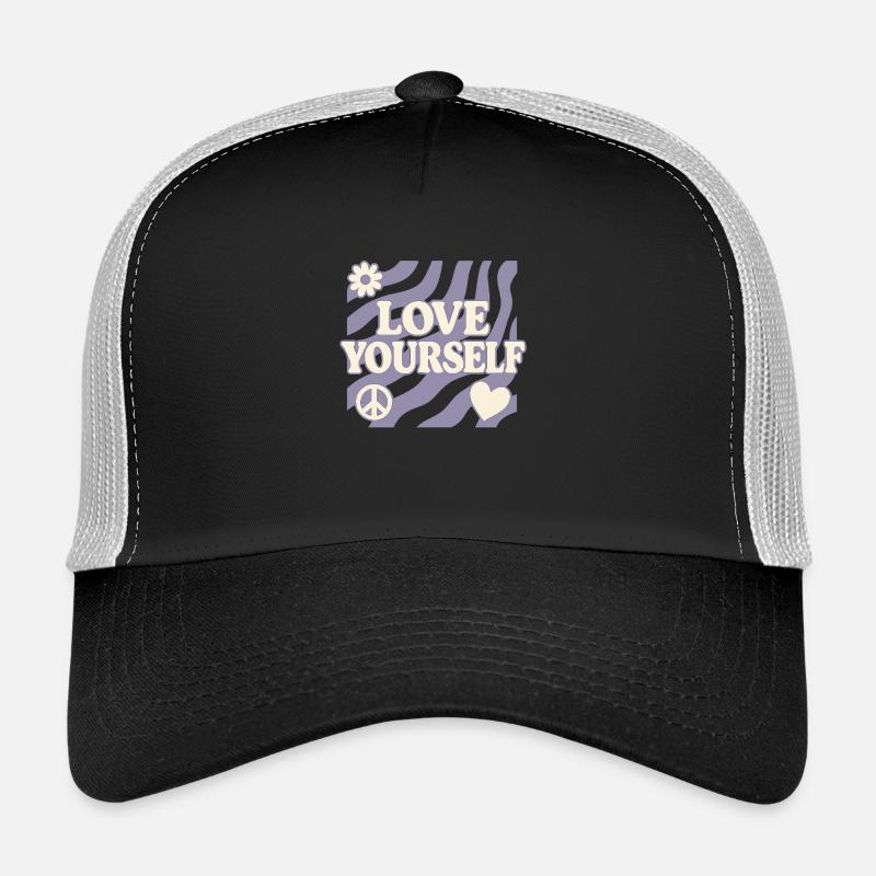 Aimez-vous – Design rétro avec des panneaux Casquette trucker 