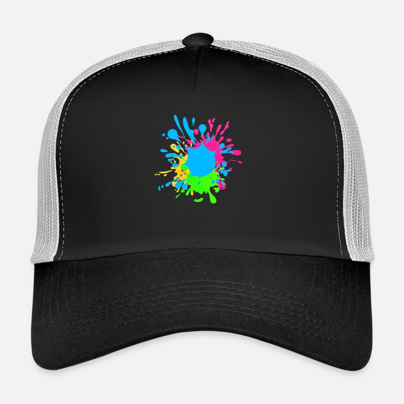 Splash - Trucker Cap - Schwarz/Steingrau