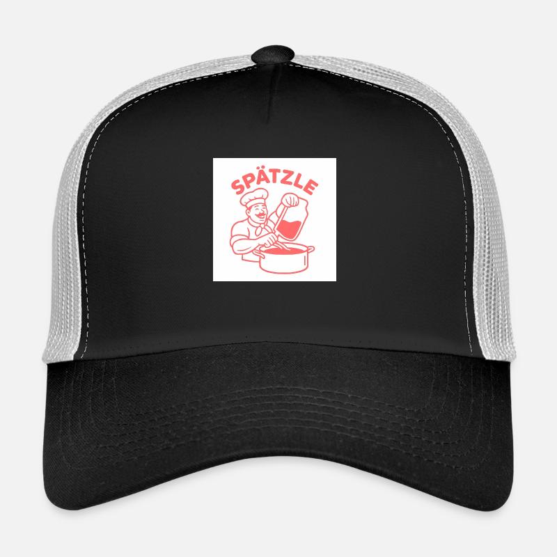 Spätzle - Trucker Cap - Schwarz/Steingrau