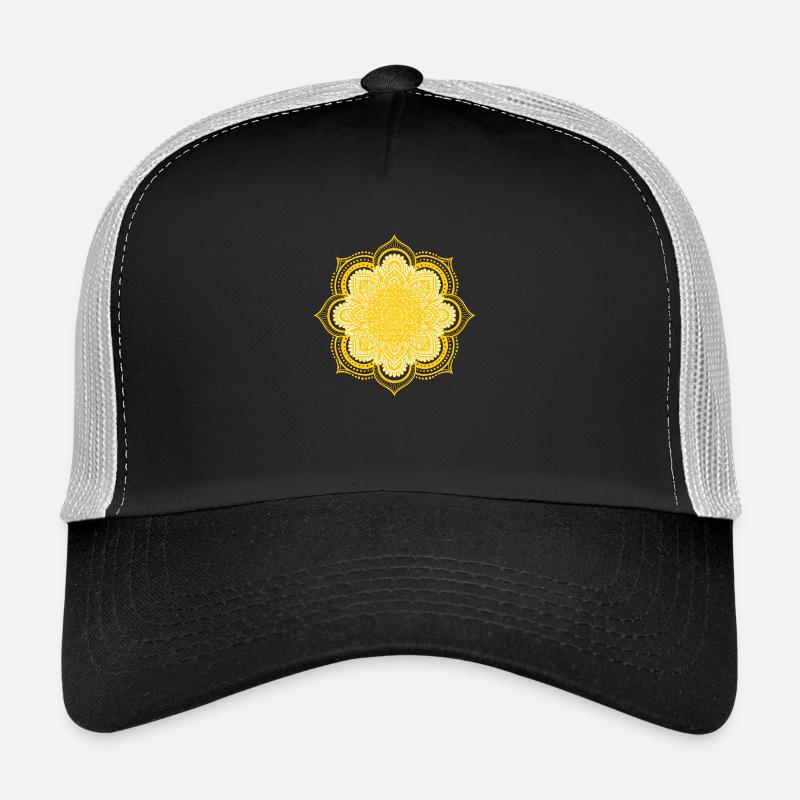 Mandala Gelb Sonne Trucker Cap
