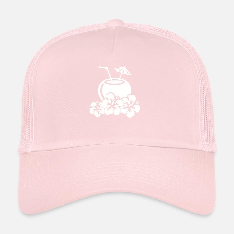 Cocktail Hibiscus Casquette trucker 