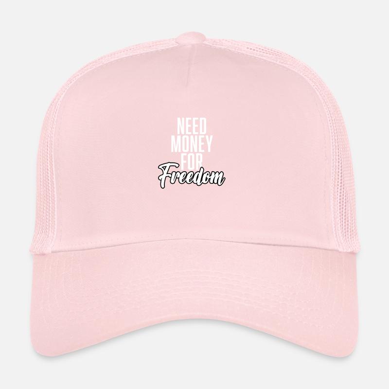 Besoin d’argent pour la liberté Casquette trucker 
