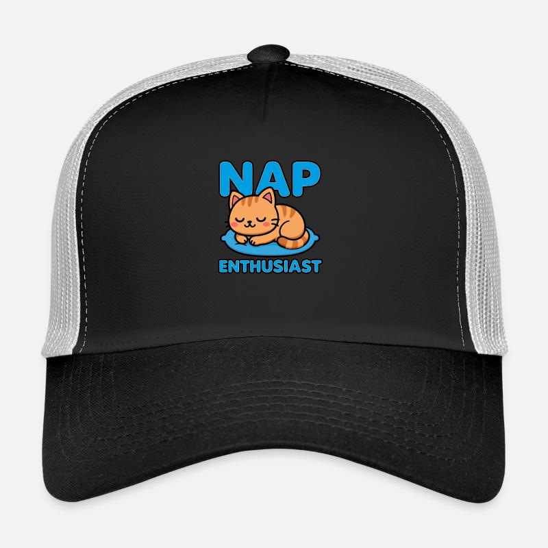 Passionné de sieste | Mignon Chat Lover Chaton Dormant Casquette trucker 