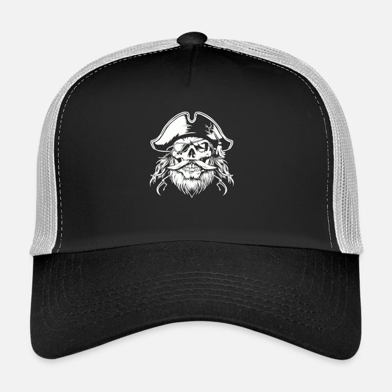 crâne de pirate Casquette trucker 