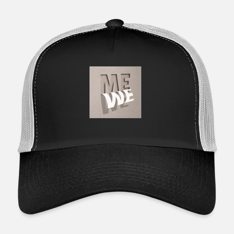 From Me to We - Trucker Cap - Schwarz/Steingrau