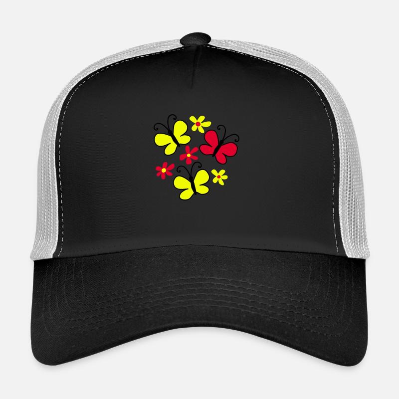 butterflies - Trucker Cap - black/stone grey