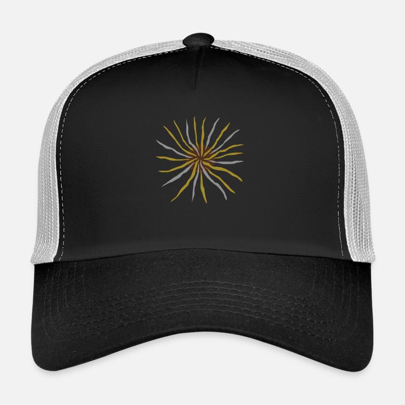 Sonne - Trucker Cap - Schwarz/Steingrau